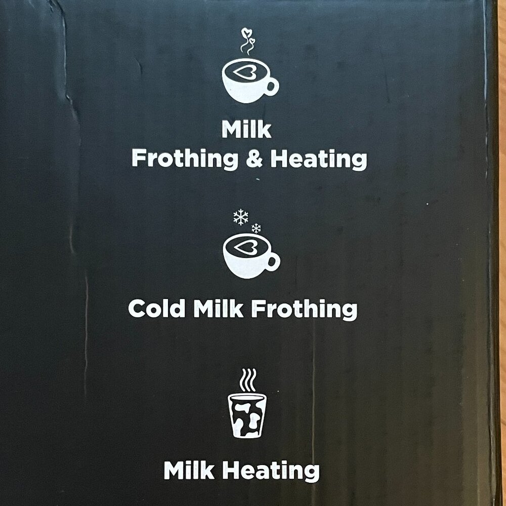 NIB HadinEEon Automatic Electric Milk Frother N11 140F Hot & Cold Foam Maker. - Picture 7 of 8